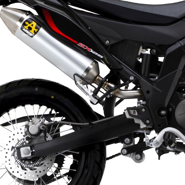 フルエキゾースト THUNDER 21年-22年 Aprilia SX125 アルミ/ステンエンド