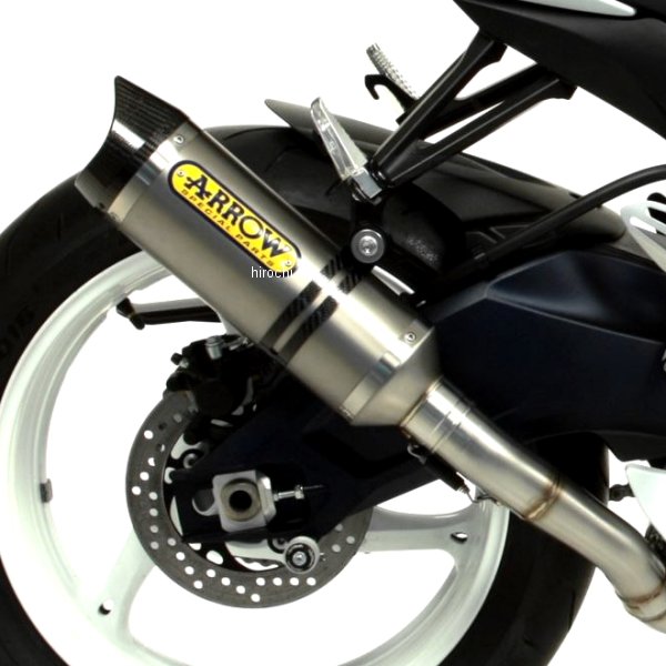 スリップオンマフラー THUNDER 11年-18年 GSX-R750 チタン/カーボンエンド