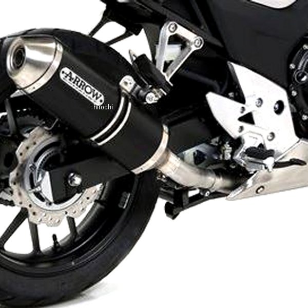 スリップオンマフラー RACE TECH 16年 CBR400R アルミダーク/ステンレスエンド