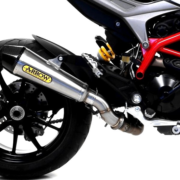 スリップオンマフラー X-KONE 16年-18年 ドゥカティ Hyperstrada939 ニクロム/カーボンエンド