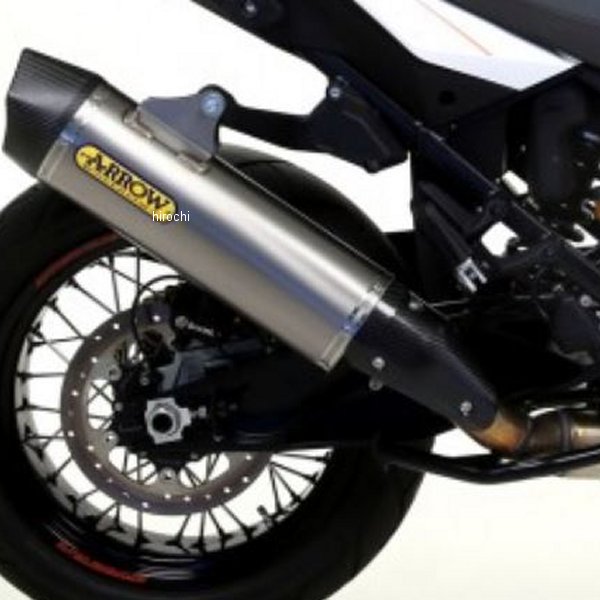 フルエキゾースト RACE TECH 15年-20年 KTM 1290スーパーアドベンチャー チタン/カーボンエンド