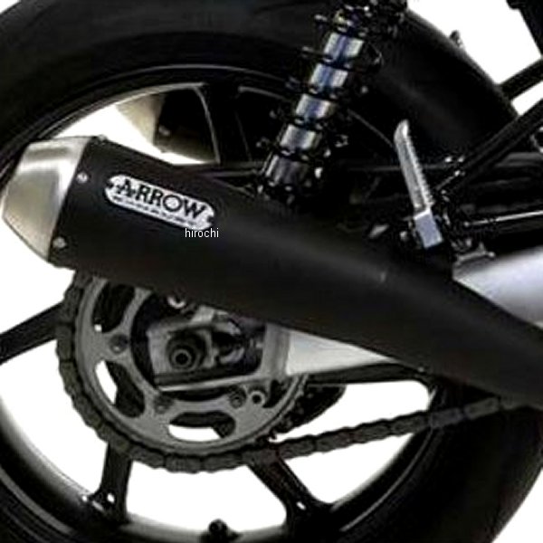 スリップオンマフラー PRO RACE デュアル 16年-20年 トライアンフ Thruxton1200 ニクロムダーク/ステンレスエンド