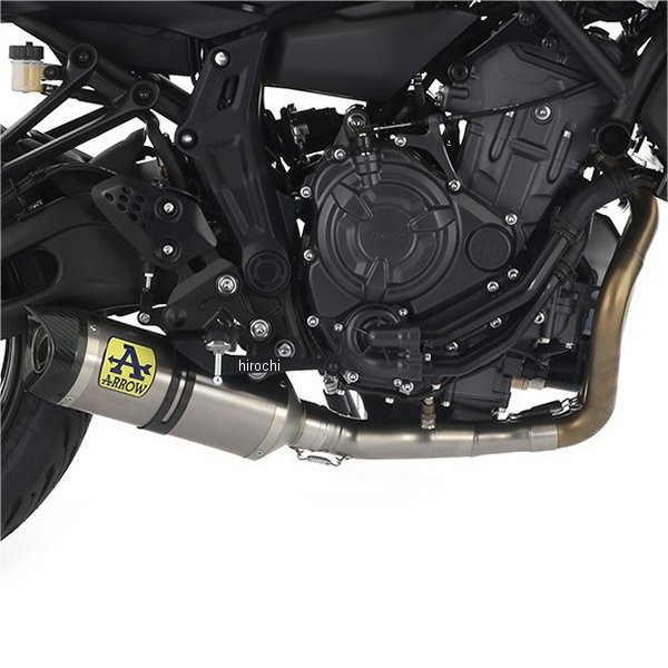 フルエキゾースト Thunder 車検対応 22年 XSR700 チタン/カーボンエンド