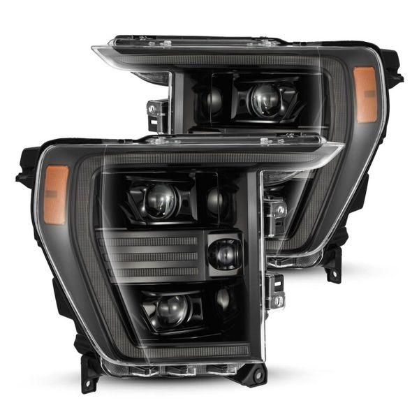 21-22 Ford F150 PRO-Series Projector headlights Alpha-Black w/Activ Light/Seq Signal