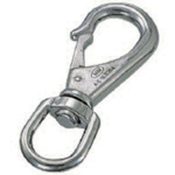 AS1 849-0675  ステンレス スイベルスナップ 線径2.5mm長さ37mm