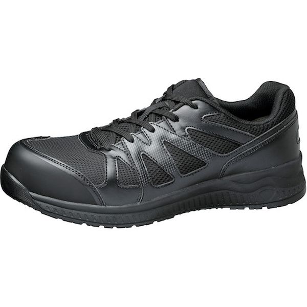 AS10BK26.5 528-3300 アクティブセフティ ワークスニーカー AS-10 ブラック 26.5cm