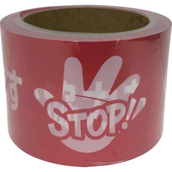 テープ　標識テープ「使用禁止」　７０ｍｍ×５０ｍ