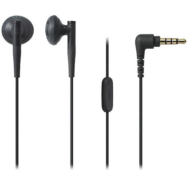 ATHC200ISBK 582-2196  マイク付きイヤホン