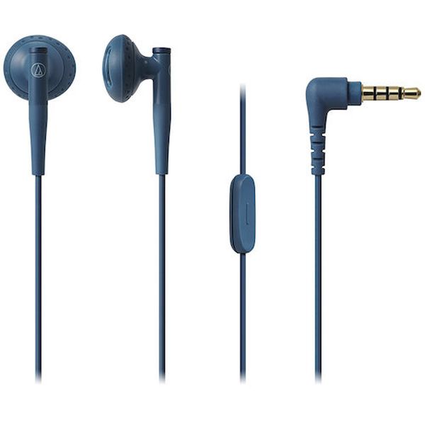 ATHC200ISBL 582-2206  マイク付きイヤホン