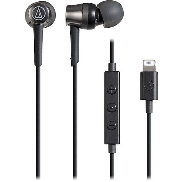ATHCKD3LIBK 596-0734  Lightning用イヤホン