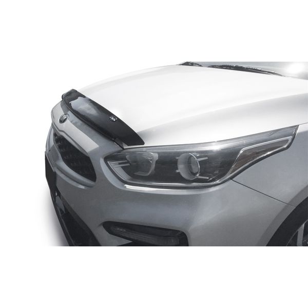 19-23 Kia Forte Carflector Low Profile Hood Shield - Smoke