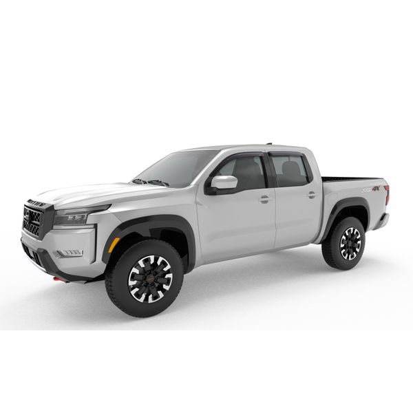 2022 Nissan Frontier (Crewcab Pickup) Ventvisor Outside Mount Window Deflectors 4pc - Smoke