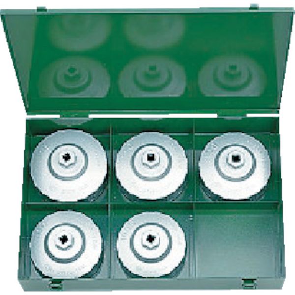 大径用カップ型オイルフィルタレンチセット［５コ組］