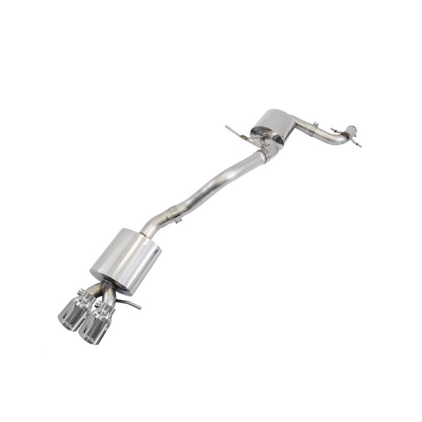 Mk6 GLI 2.0T - Mk6 Jetta 1.8T Touring Edition Exhaust - Polished Silver Tips