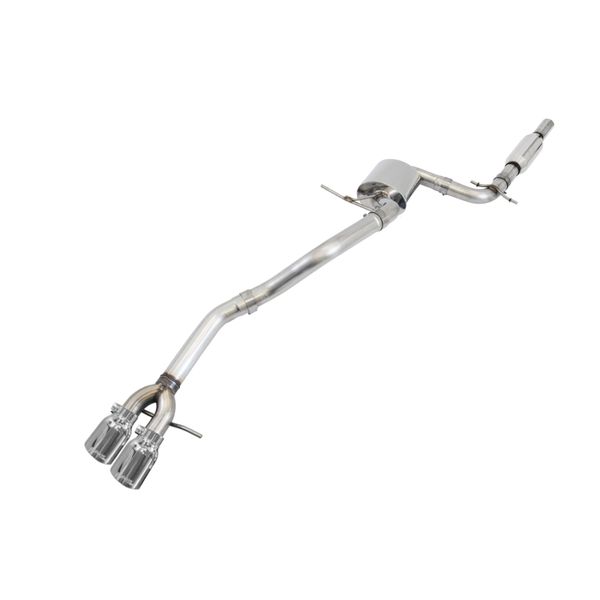 Mk6 Jetta 2.5L Track Edition Exhaust - Polished Silver Tips