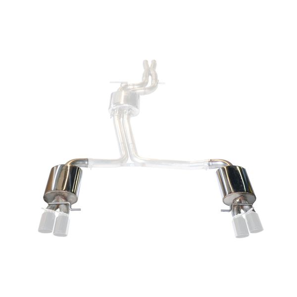 10-16 Audi S4 Quattro 3.0T (B8/8.5) Conversion Kit - Track to Touring (90mm Tips)