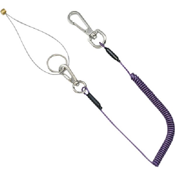 安全ロープスーパー蛍光パープル