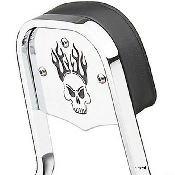 【セール特価】 バックレスト インサート スカルデザイン ミニ、ショート スクエア用 スチール