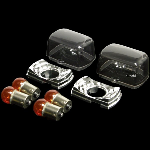 ホンダ純正 スクエアタイプ ウインカーレンズキット ブレイズ (2個入り) スモークレンズ ダックス