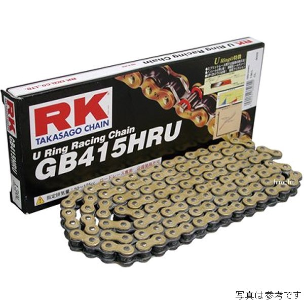 GB415HRU GBレーシングゴールドシリーズ リールチェーン(100フィート)