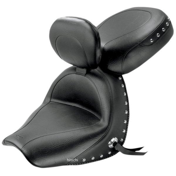 シート ワイド ツーリング ドライバーバックレスト、スタッド付き 04年-09年 VTX1300C