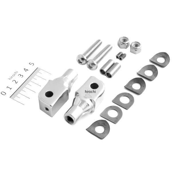 フットペグ 取付金具 テーパー 左右ペア ホンダ、ヤマハ、スズキ、トライアンフ