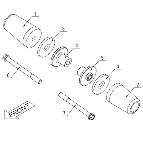 スキッドパッド 97年-01年 CB400Four 黒