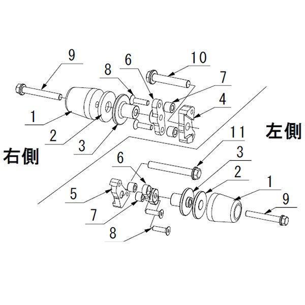 スキッドパッド 12年以降 NC700X、NC700S 黒