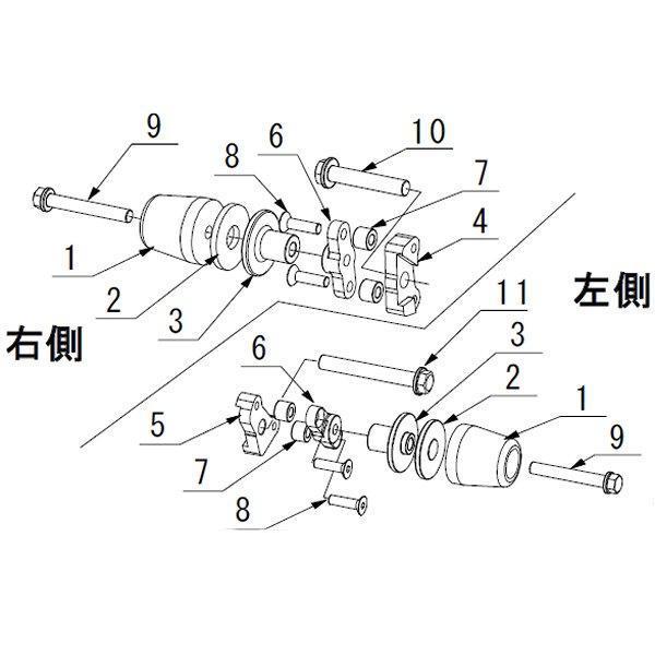 スキッドパッド NC700X、NC700S DCT 黒