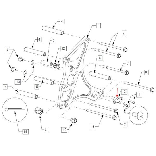 クラッチレリーズカラー シャフトホルダー Z