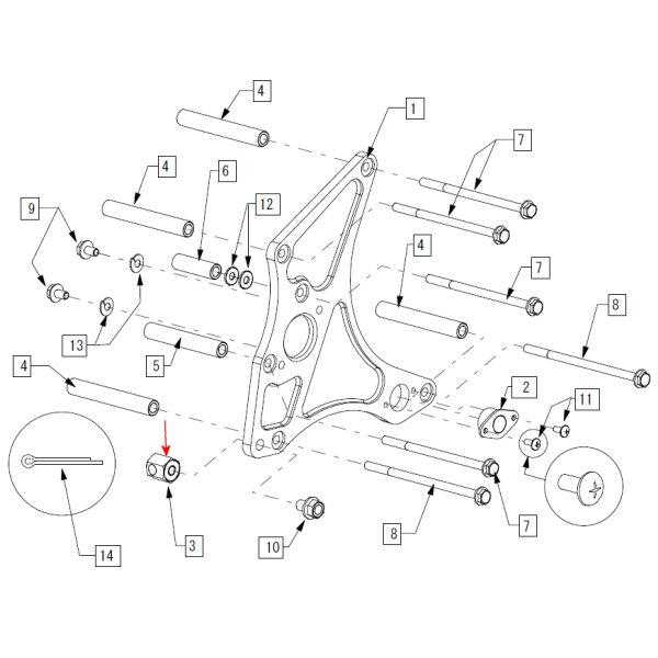 ケーブルホルダー CLレリーズカバー Z