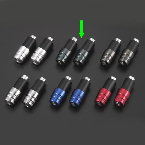 アルミグリップエンド ガンメタ 2個1セット モンキー APE50/100 XR50/100