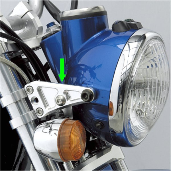 ビレットライトステー Φ30mm シルバー APE50/100