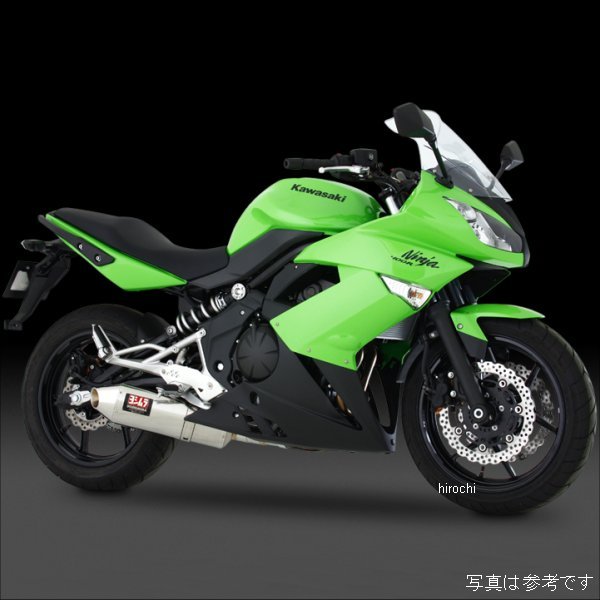 Oval-Coneサイクロン EXPORT SPEC スリップオンマフラー 11年-12年 Ninja400R、ER-4n (STB)