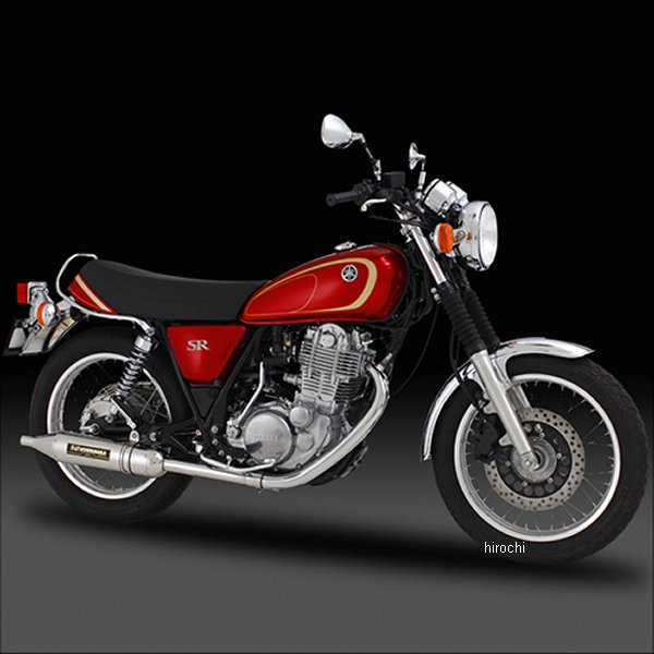 パトリオット サイクロン スリップオンマフラー 10年以降 SR400 FI、03年-08年 SR400 キャブ車 (SS)