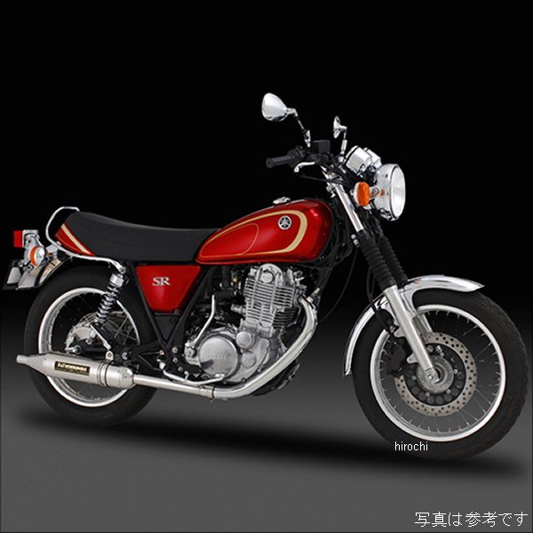 パトリオット サイクロン スリップオンマフラー10年以降 SR400 FI 、03年-08年 SR400 キャブ車 (ST)