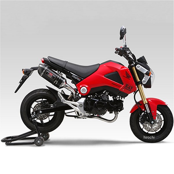 機械曲 R-77S サイクロン カーボンエンド EXPORT SPECフルエキゾースト 13年 GROM（グロム） (SMC)