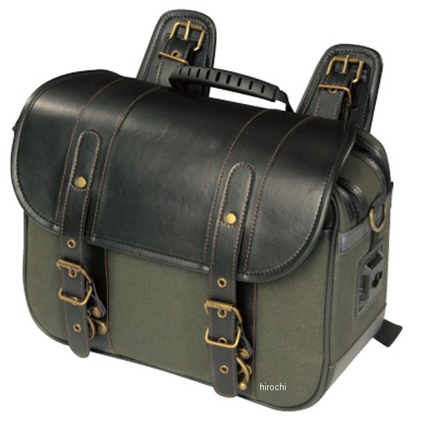 HBシングルサドルバッグM コットンカーキ