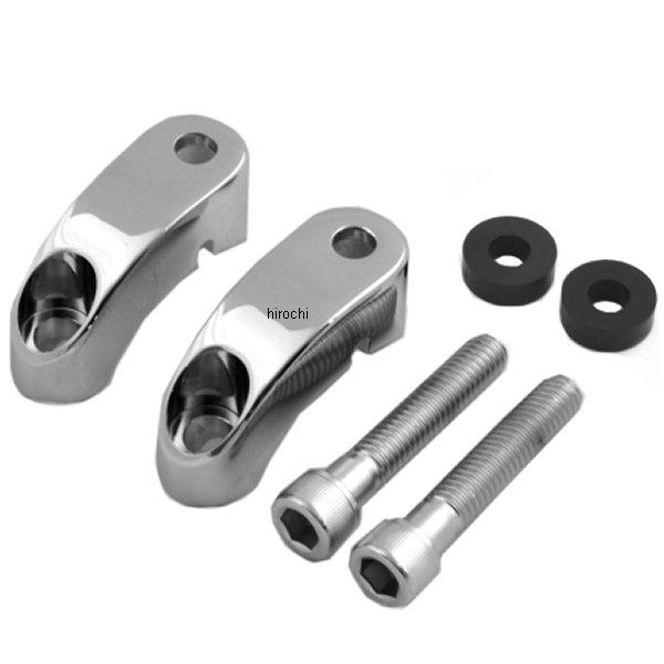 ウインカー取付金具 39mm フロントフォーク用 クローム