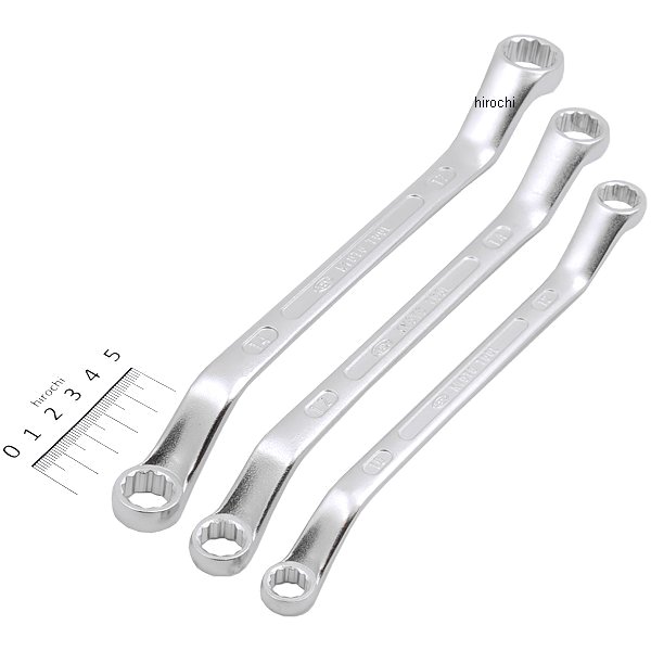 45°ロングめがねレンチセット(3本組)