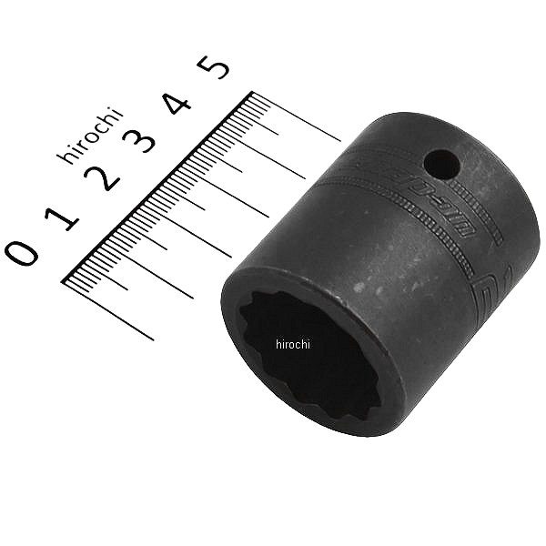 フランクドライブ 1/2インチ インパクト シャロー ソケット 12角 22mm