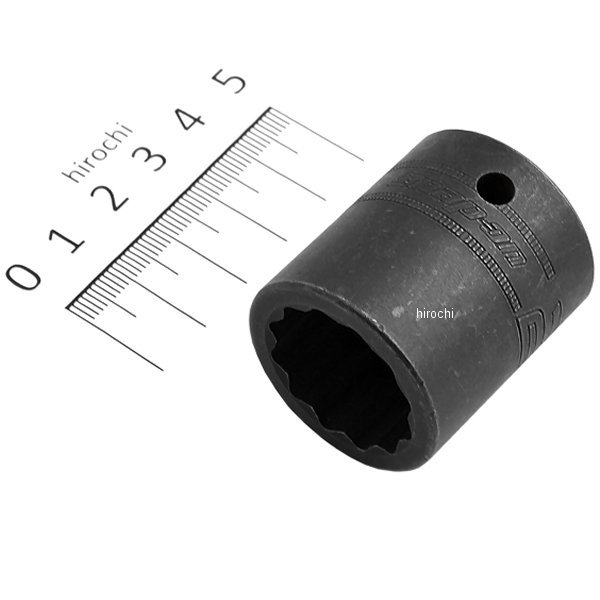 フランクドライブ 1/2インチ インパクト シャロー ソケット 12角 24mm