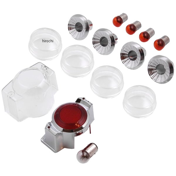 ブレイズパック クリアレンズ 2個1セット テールバルブ付属 モンキー ゴリラ モンキーFI Ape50 Ape50FI Ape100