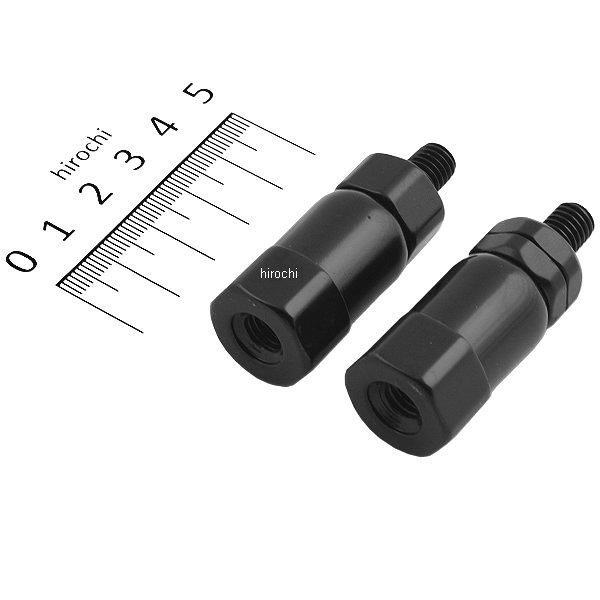 T-7  ストレートターナー ブラック 8mm正ネジ→8mm逆ネジ 8mm正ネジ→8mm正ネジ