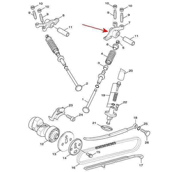 アーム バルブロッカー 1P3-E2151-00