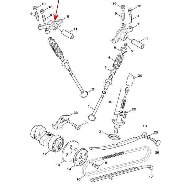 アーム バルブロッカー2 1P3-E2161-00