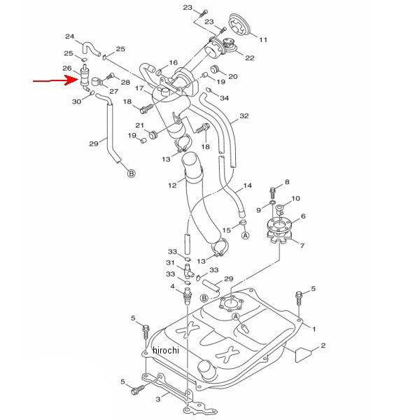 ロールオーバルバルブアセンブリ 1P4-F4180-10