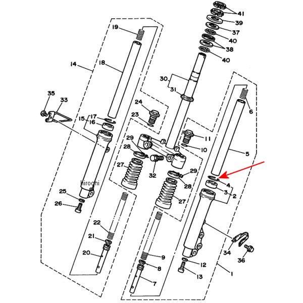 クリップ オイルシール 1T8-23156-00