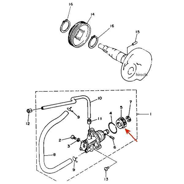 ギア ウォームホイール 3AA-13124-00