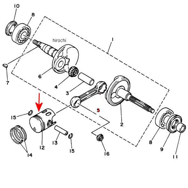 ピストン(STD) 3CP-11631-00-96